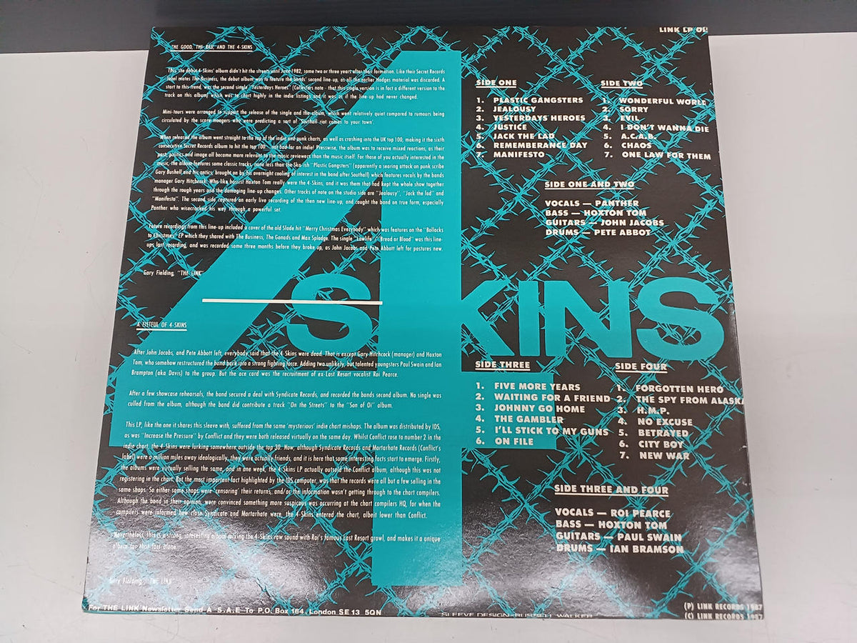 LINK RECORDS Compilation Western Music Records THE 4-SKINS / FEW 4 SKINS MORE V
