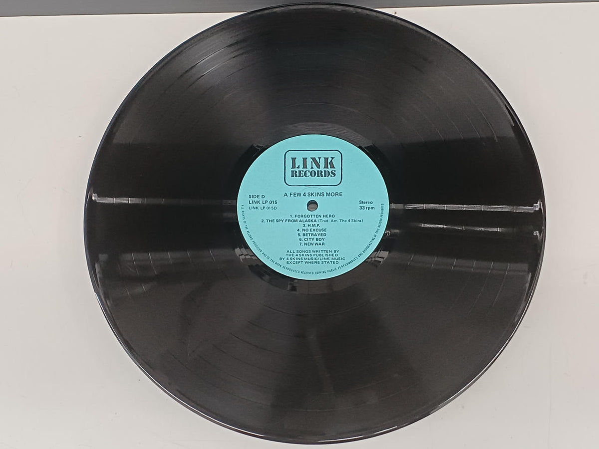 LINK RECORDS Compilation Western Music Records THE 4-SKINS / FEW 4 SKINS MORE V