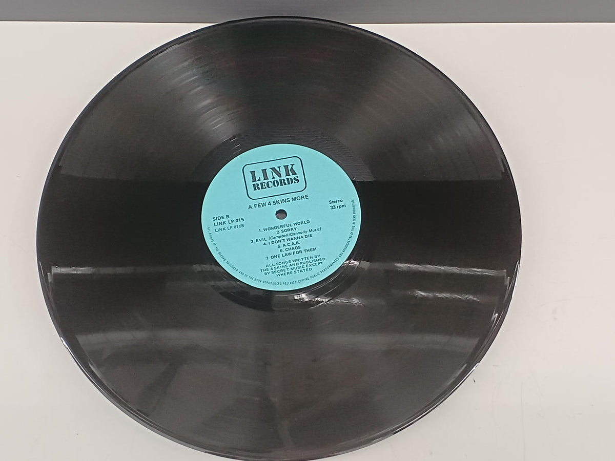LINK RECORDS Compilation Western Music Records THE 4-SKINS / FEW 4 SKINS MORE V