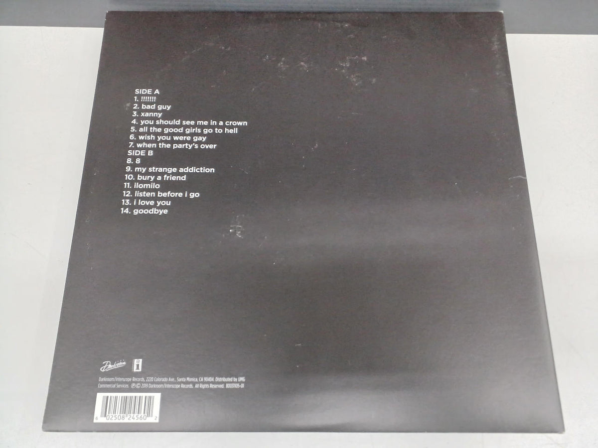 INTERSCOPE Western Music Record BILLIEEILISH / WHEN WE ALL FALL