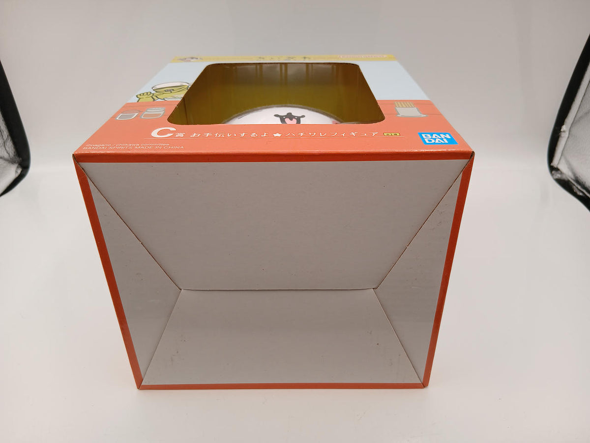 BANDAI Ichiban Kuji Chiikawa ~Let's All Ramen Together~ Prize C We'll Help ★ You Hachiware Figure