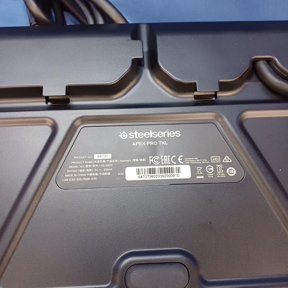 STEELSERIES Gaming Keyboard APEX PRO TKL (JP64737)