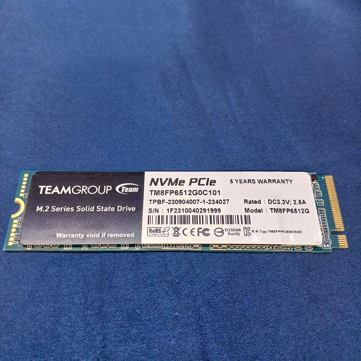 TEAMGROUP SSD M.2 TM8FP6512G0C101