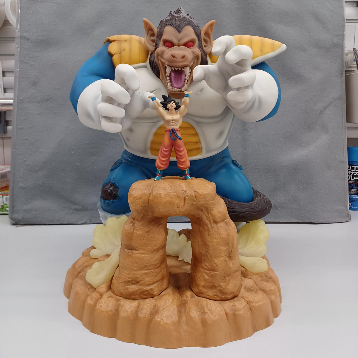 BANDAI Ichiban Kuji Dragon Ball Kai Showdown Edition Prize A Great Ape Vegeta VS Son Gohan Figure