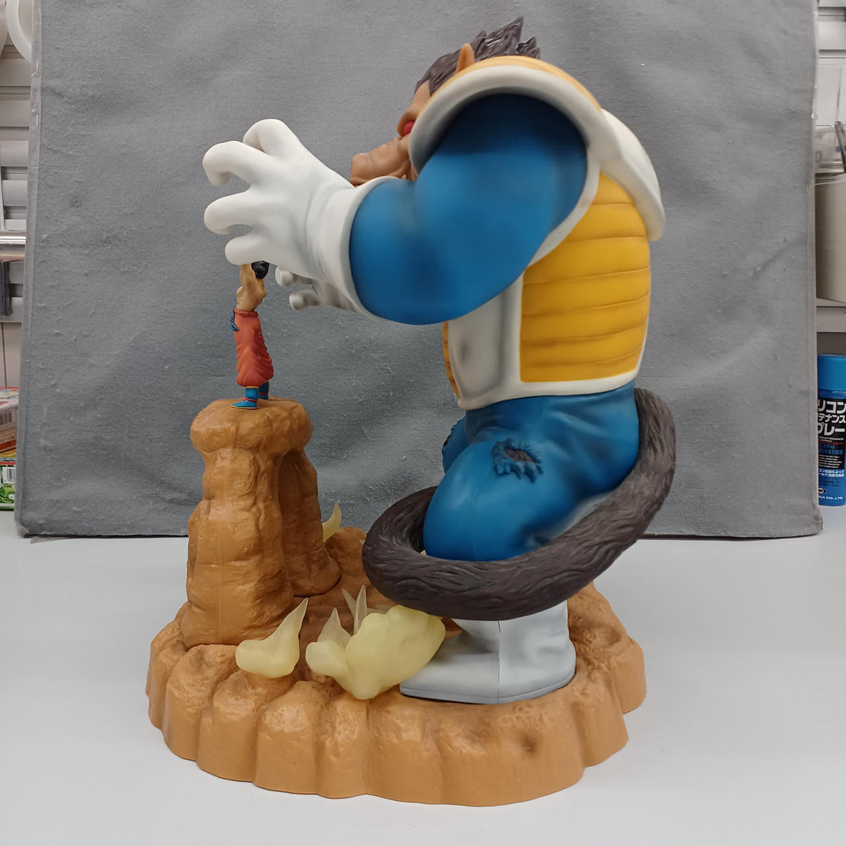 BANDAI Ichiban Kuji Dragon Ball Kai Showdown Edition Prize A Great Ape Vegeta VS Son Gohan Figure