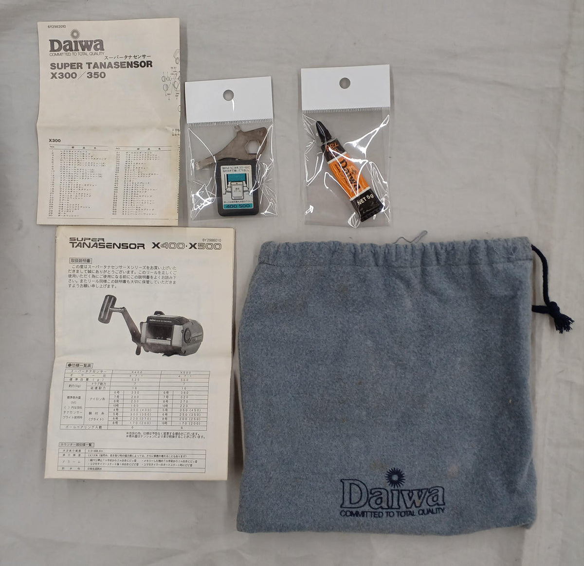 DAIWA Manual Winding Reel with Counter for Boat Fishing: TANASENSOR X400