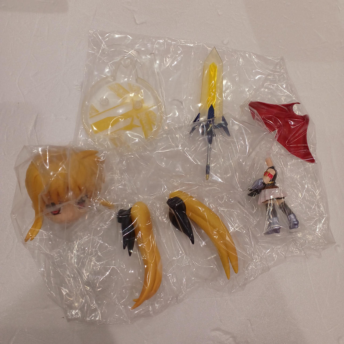 BANPRESTO Magical Girl Lyrical Nanoha THE MOVIE 2ND A'S H Prize Kyun Character Complete 6-Type Set