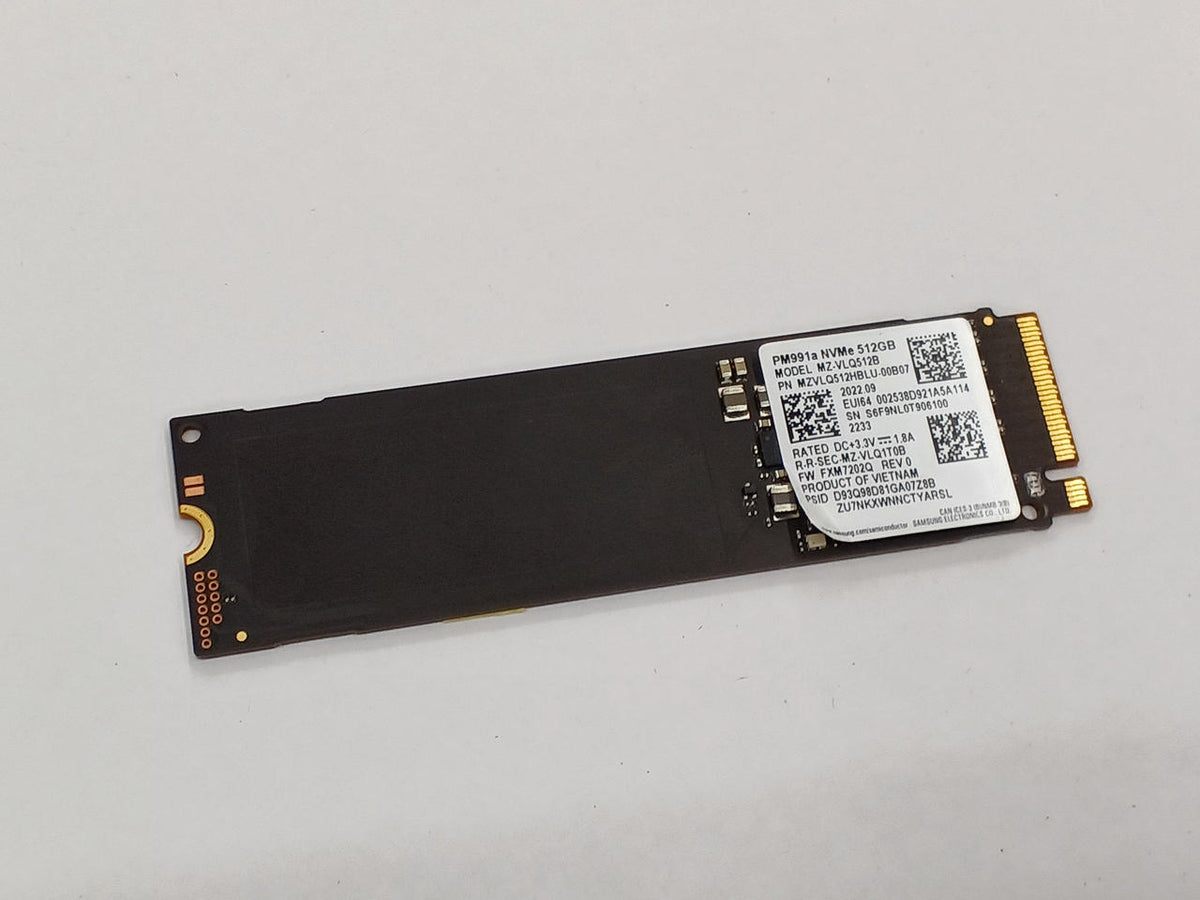 SAMSUNG M.2 SSD MVNE 512GB MZ-VLQ512B(PM991A)