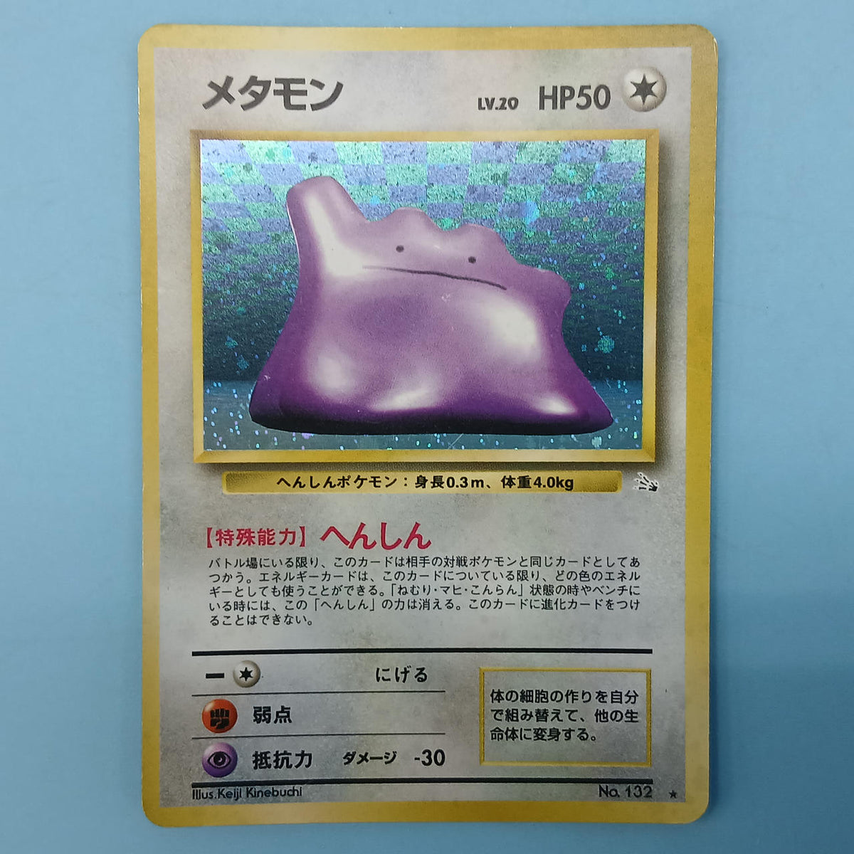 Pokémon Card Ditto Old Back
