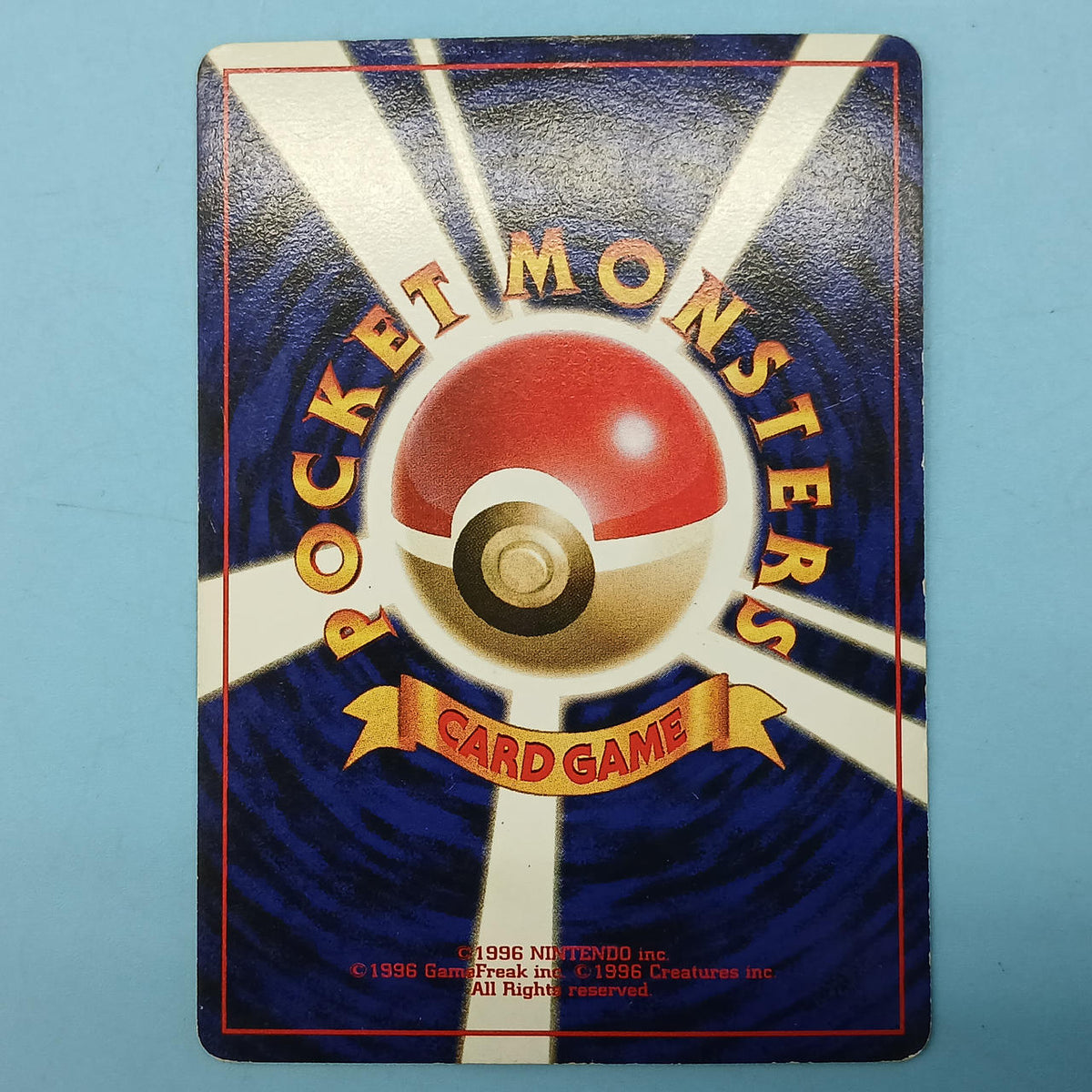 Pokémon Card Ditto Old Back