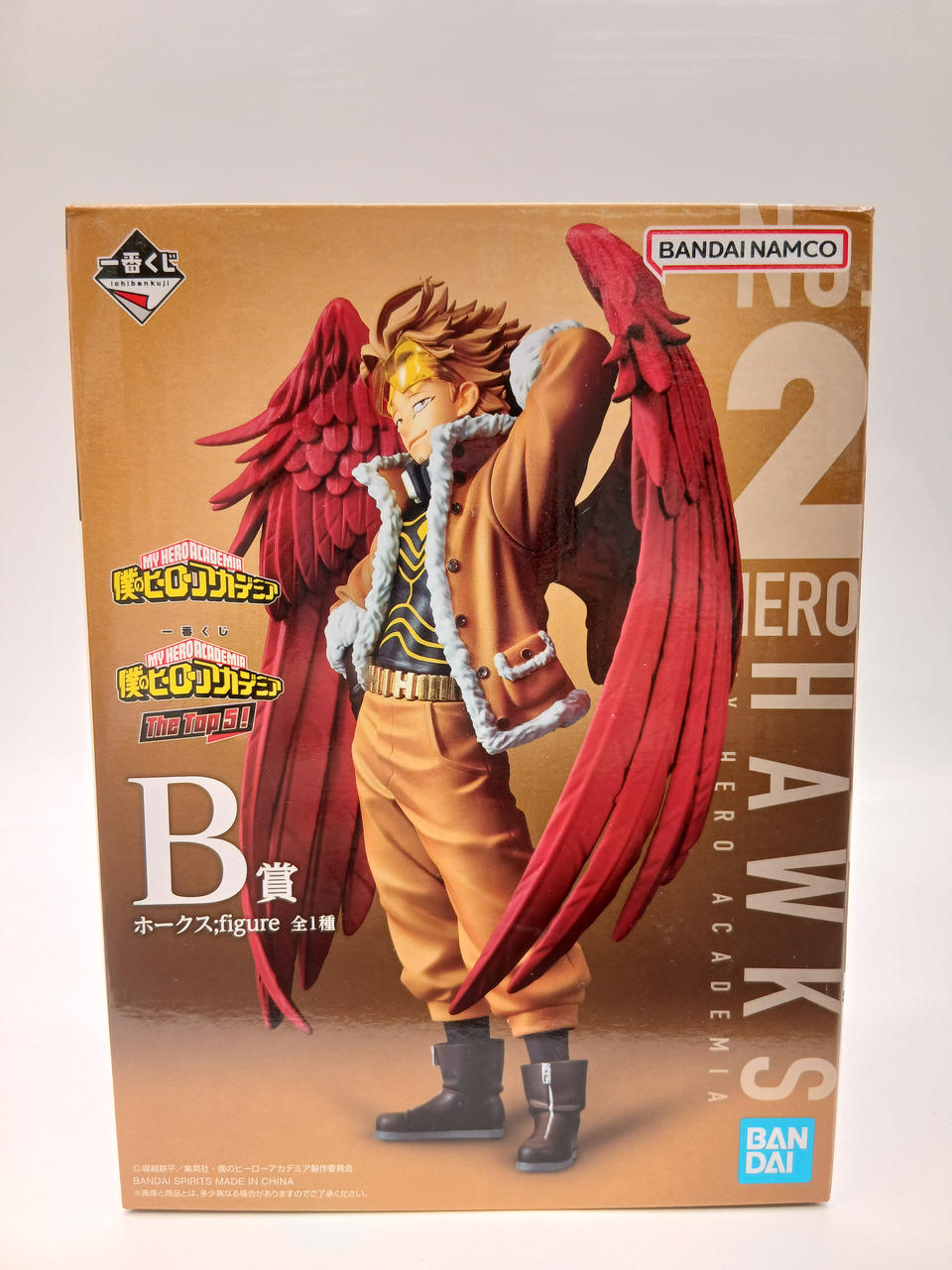 BANDAI Ichiban Kuji My Hero Academia THE TOP 5! Prize B: Hawks; figure