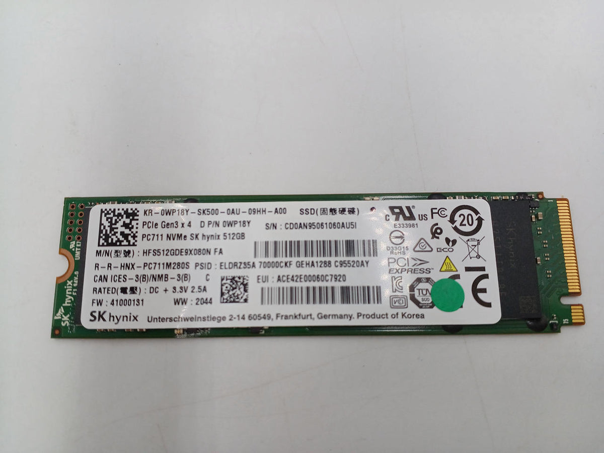 SK HYNIX M.2 SSD 512GB HFS512GDE9X080N FA