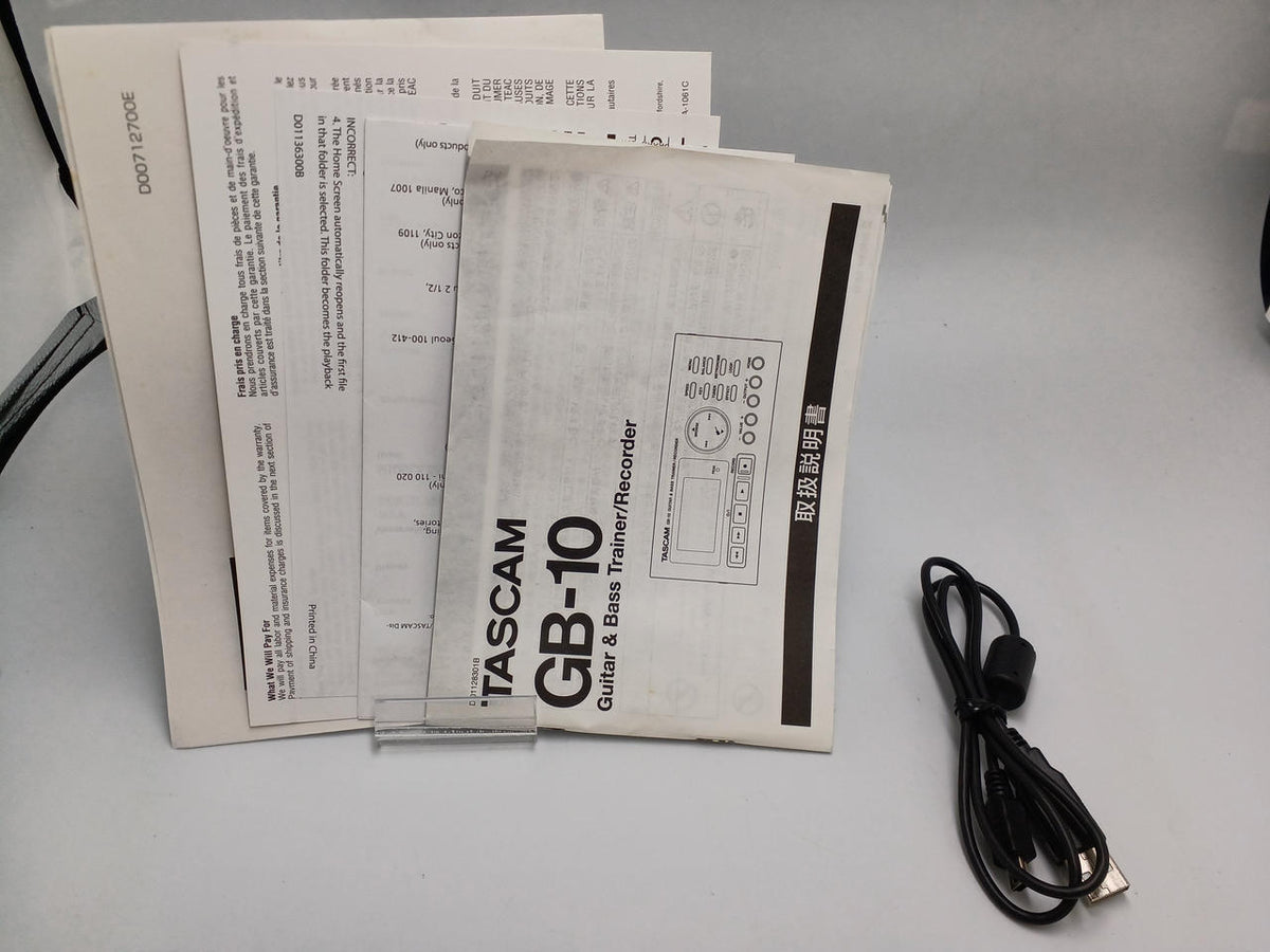 TASCAM Guitar & Bass Trainer GB-10