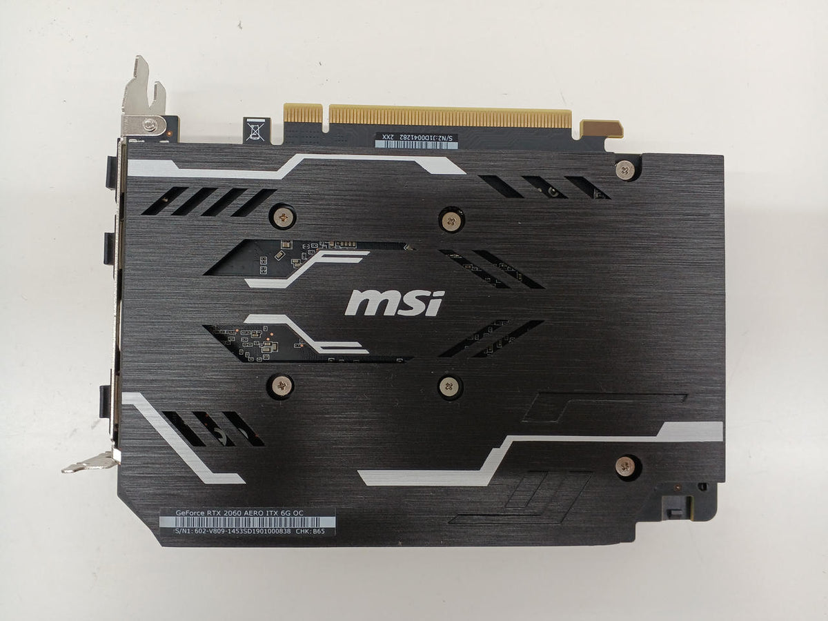 MSI Graphics Board: GEFORCE RTX 2060 AERO ITX 6G O