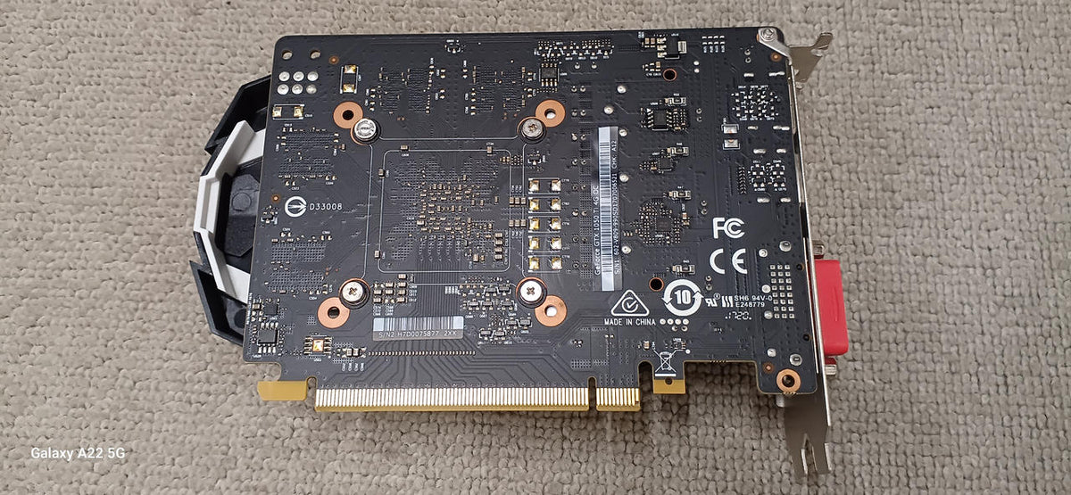 MSI Graphics Board: GTX 1050TI 4G OC