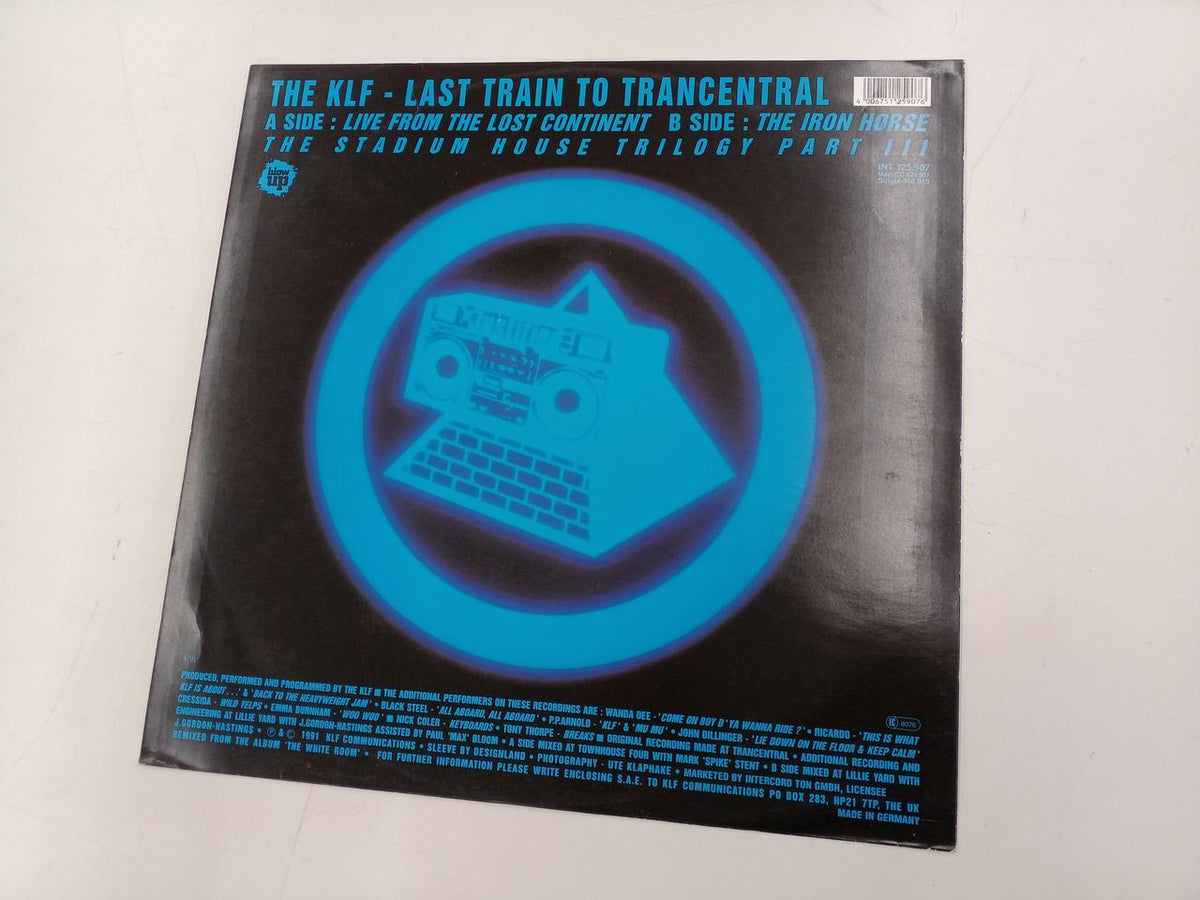 BLOW UP LP THE KLF/LAST TRAIN TO TRANCENT