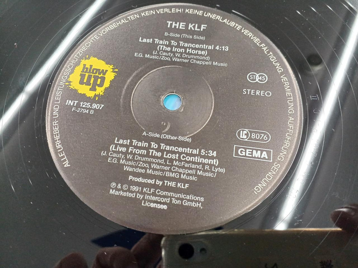 BLOW UP LP THE KLF/LAST TRAIN TO TRANCENT