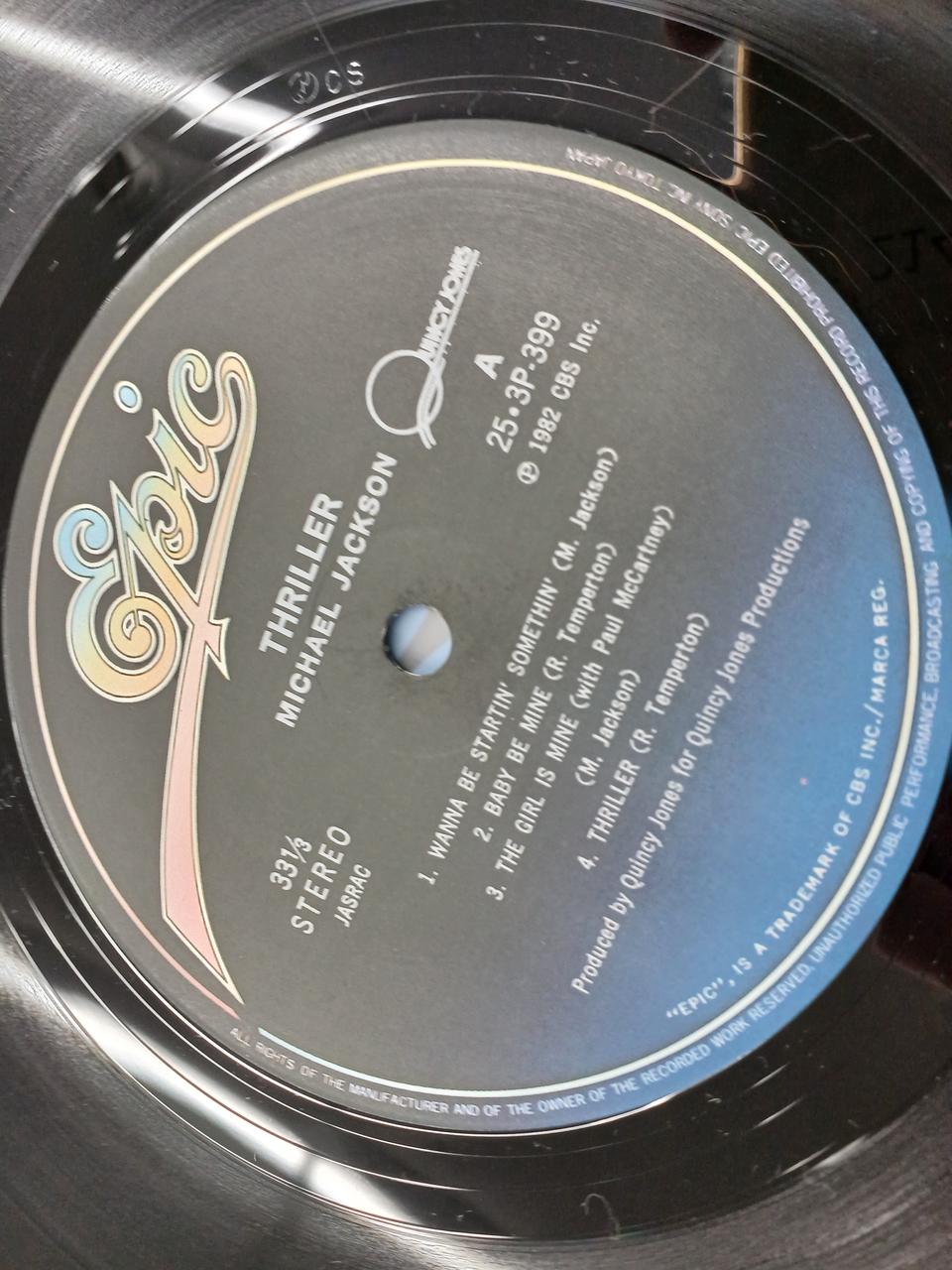 EPIC/SONY LP Michael Jackson / Thriller