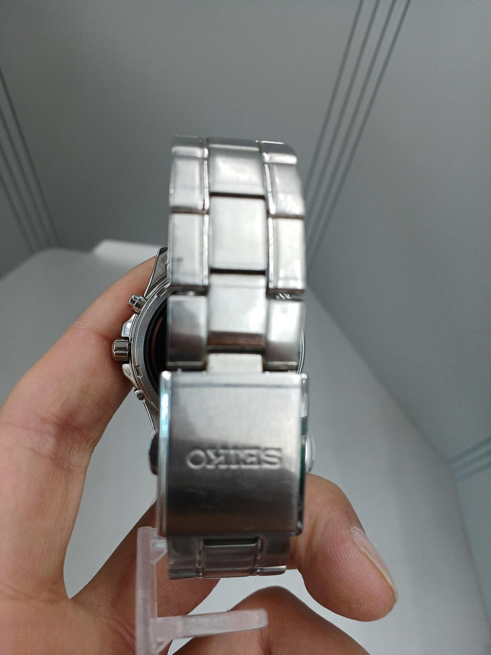 SEIKO Radio-Controlled Solar Wristwatch SBTM017