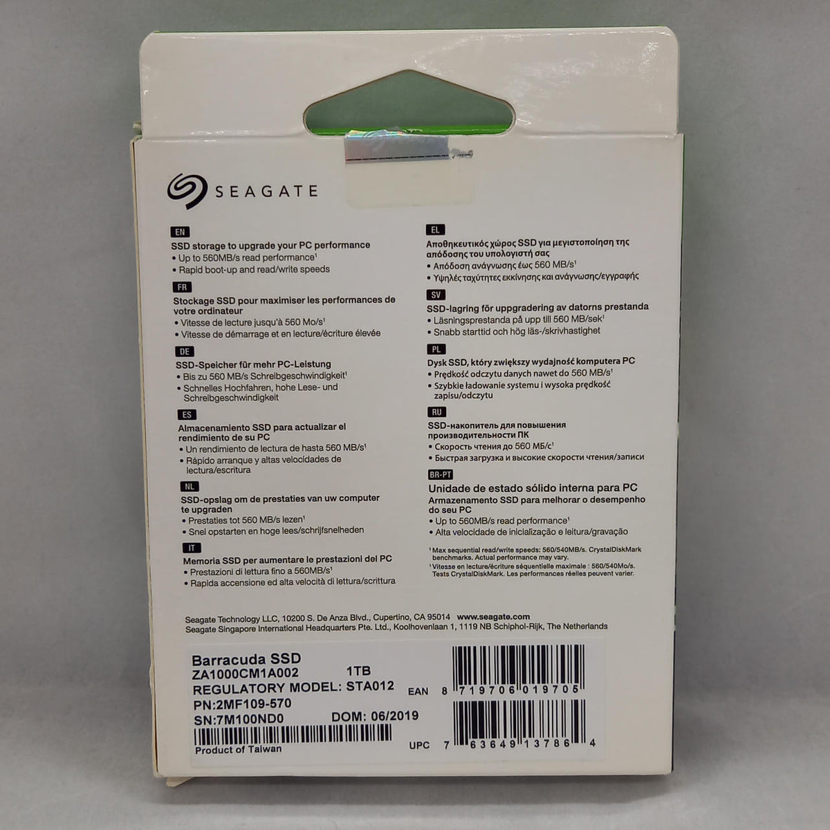 SEAGATE SSD 1TB ZA1000CM10002 - Banzai Thrifting | BanzaiHobby