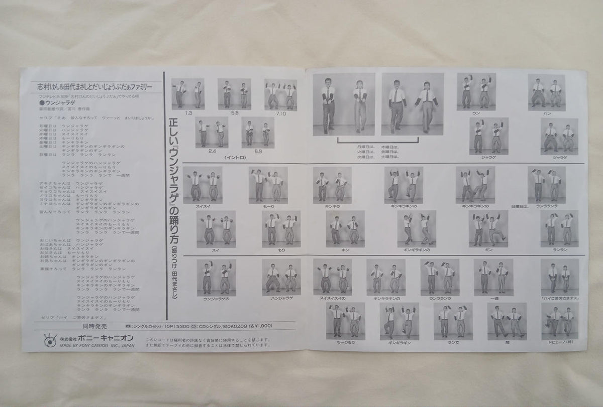 PONY CANYON EP Record Unjarage - Banzai Thrifting | BanzaiHobby