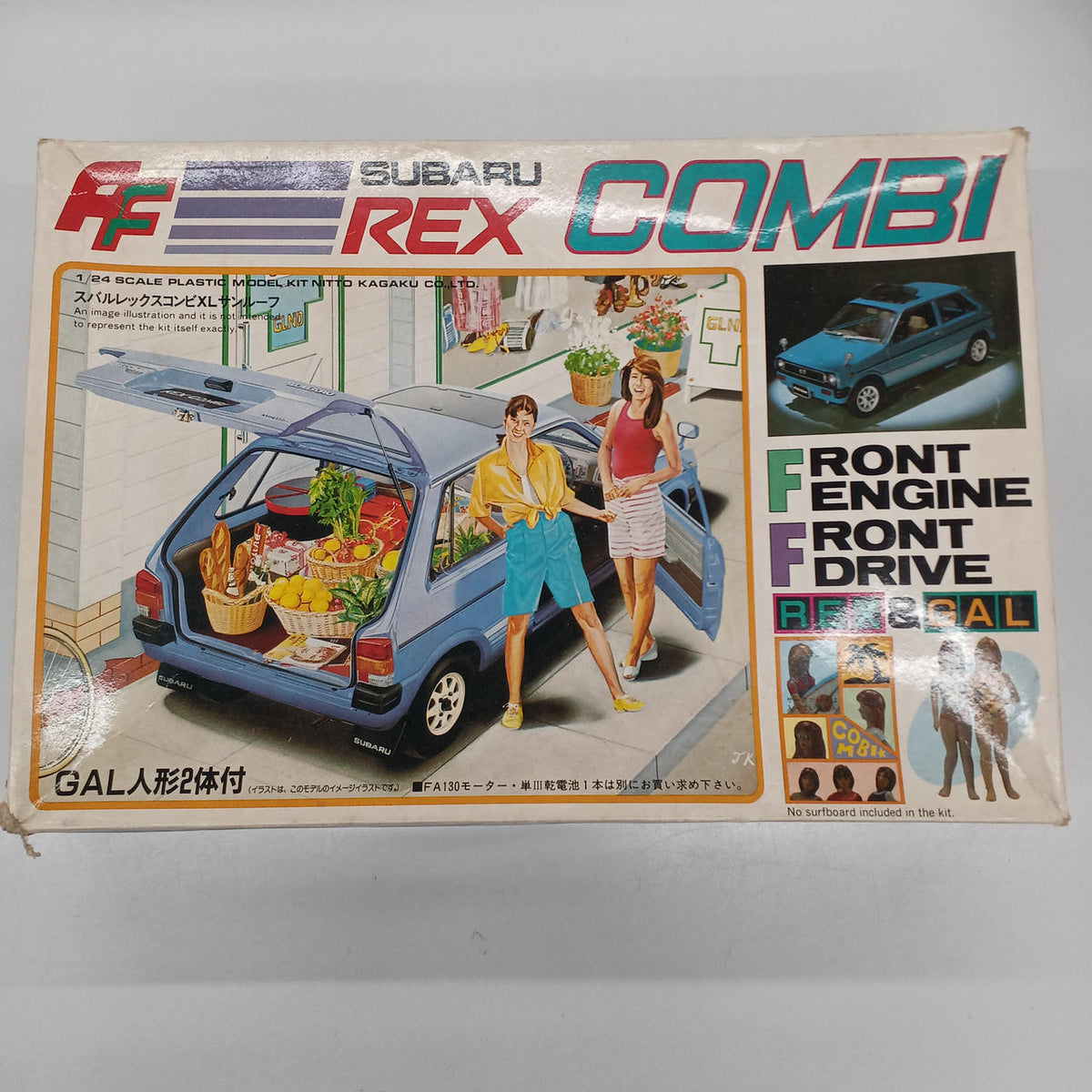 NITTO 1/24 Subaru Rex Combo XL Sunroof - Banzai Thrifting | BanzaiHobby