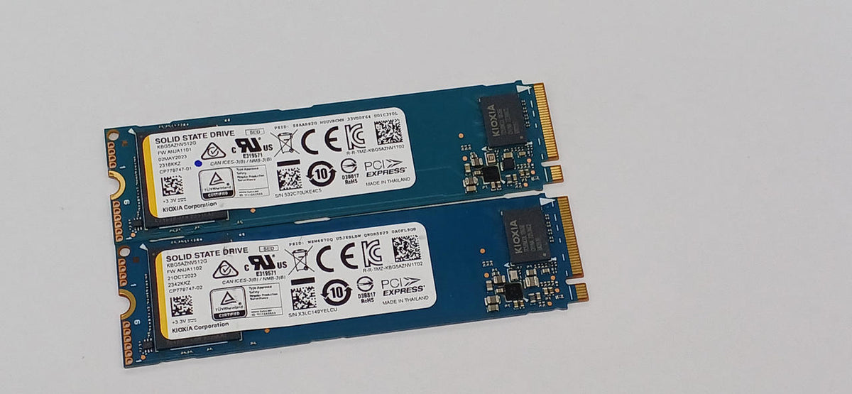 KIOXIA M.2 NVME 512GB 2-Disc Set KBG5AZNV512G - Banzai Thrifting | BanzaiHobby