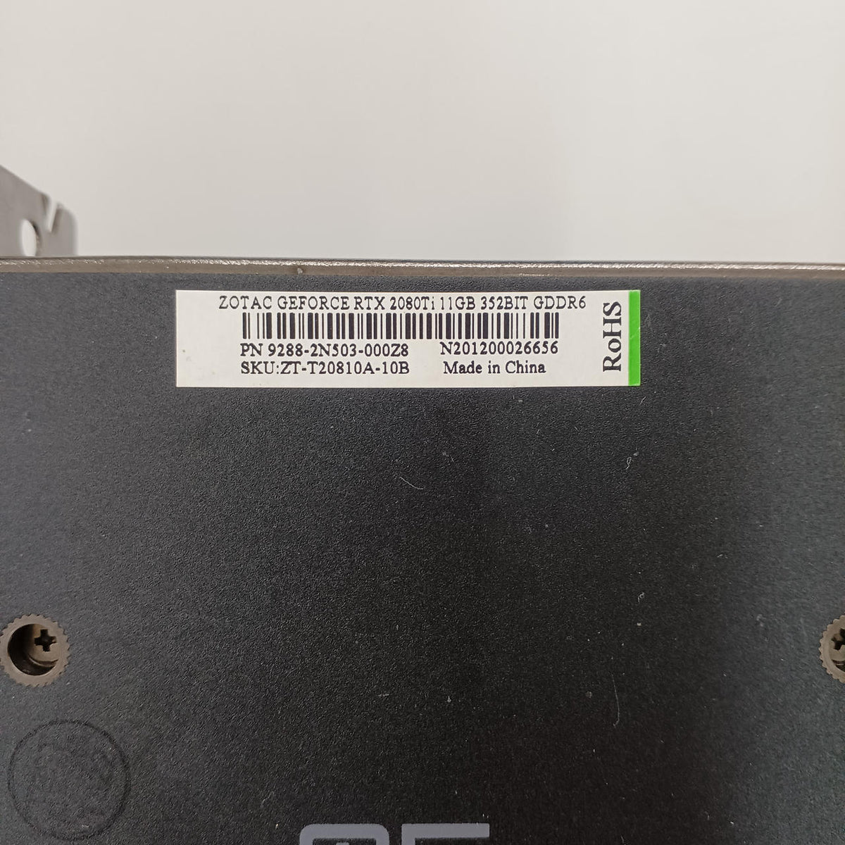 ZOTAC Graphics Card: RTX 2080TI 11GB 32BIT GDDR6 - Banzai Thrifting | BanzaiHobby