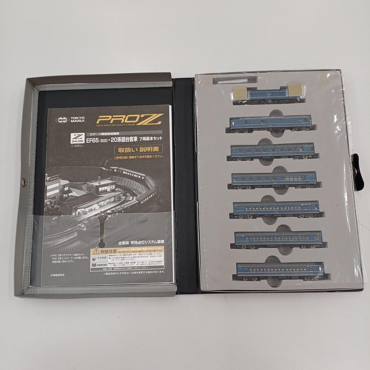 Tokyo Marui Z Gauge EF65-500 20 Series Sleeper Passenger Cars 7-Car Basic Set - Banzai Thrifting | BanzaiHobby