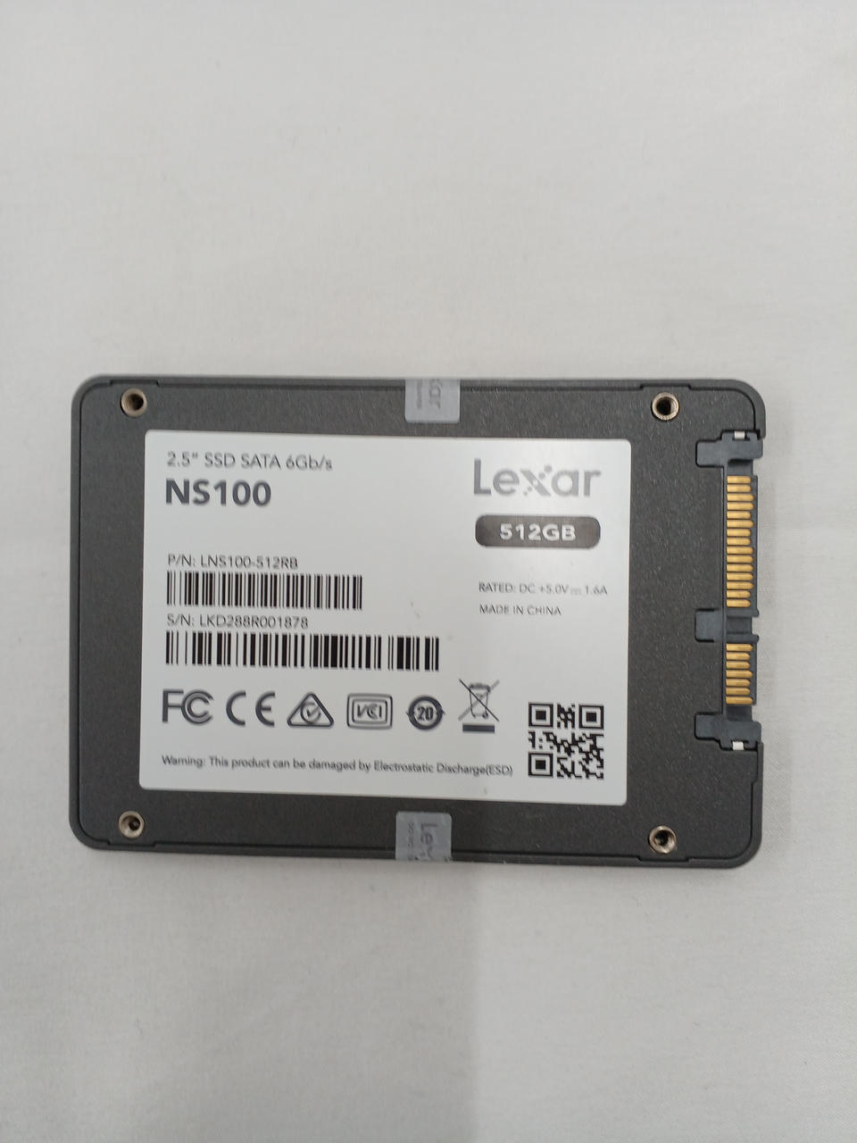 LEXAR MEDIA SSD 512GB LNS100-512RB - Banzai Thrifting | BanzaiHobby