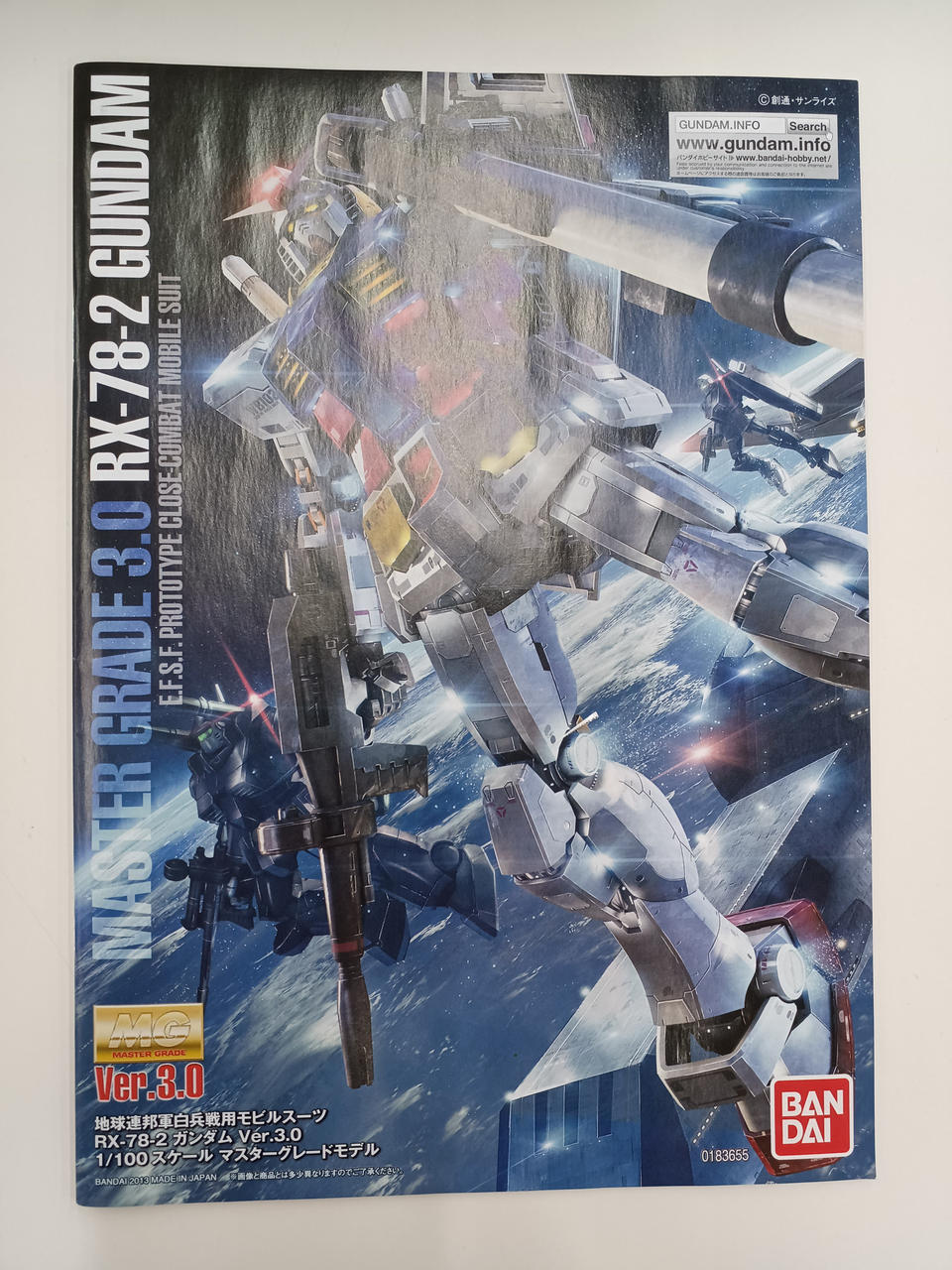 BANDAI Plastic Model MG 1/100 Gundam Base Limited RX-78-2 - Banzai Thrifting | BanzaiHobby