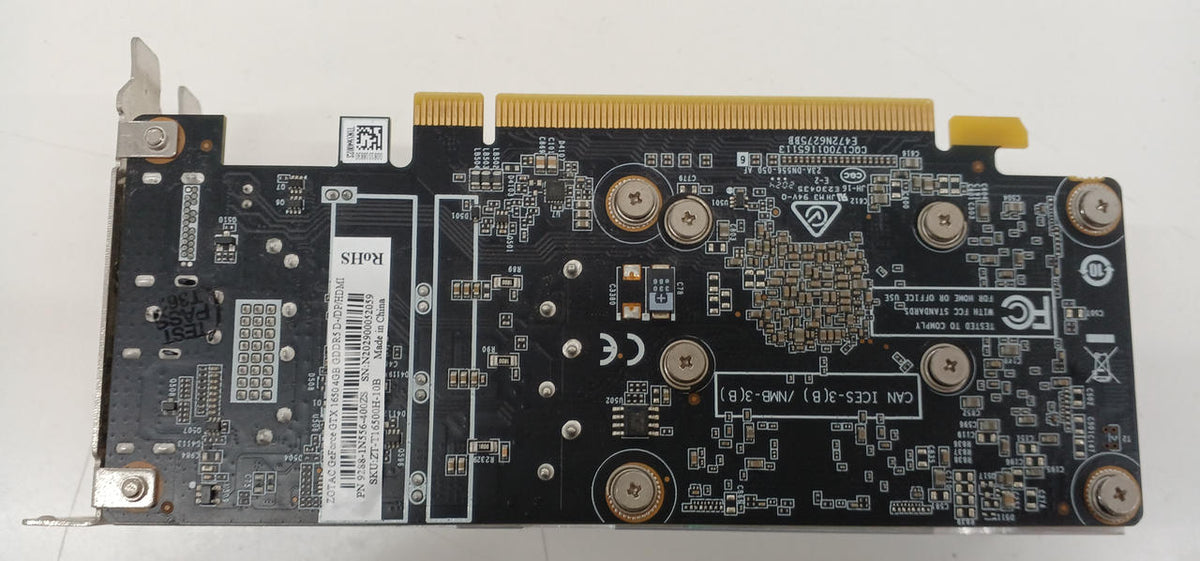 ZOTAC Graphics Card: GEFORCE GTX 1650 4GB GDDR5 - Banzai Thrifting | BanzaiHobby