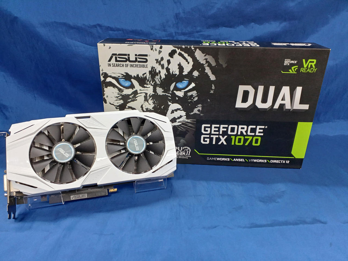 ASUS Graphics Card: DUAL-GTX1070-O8G - Banzai Thrifting | BanzaiHobby