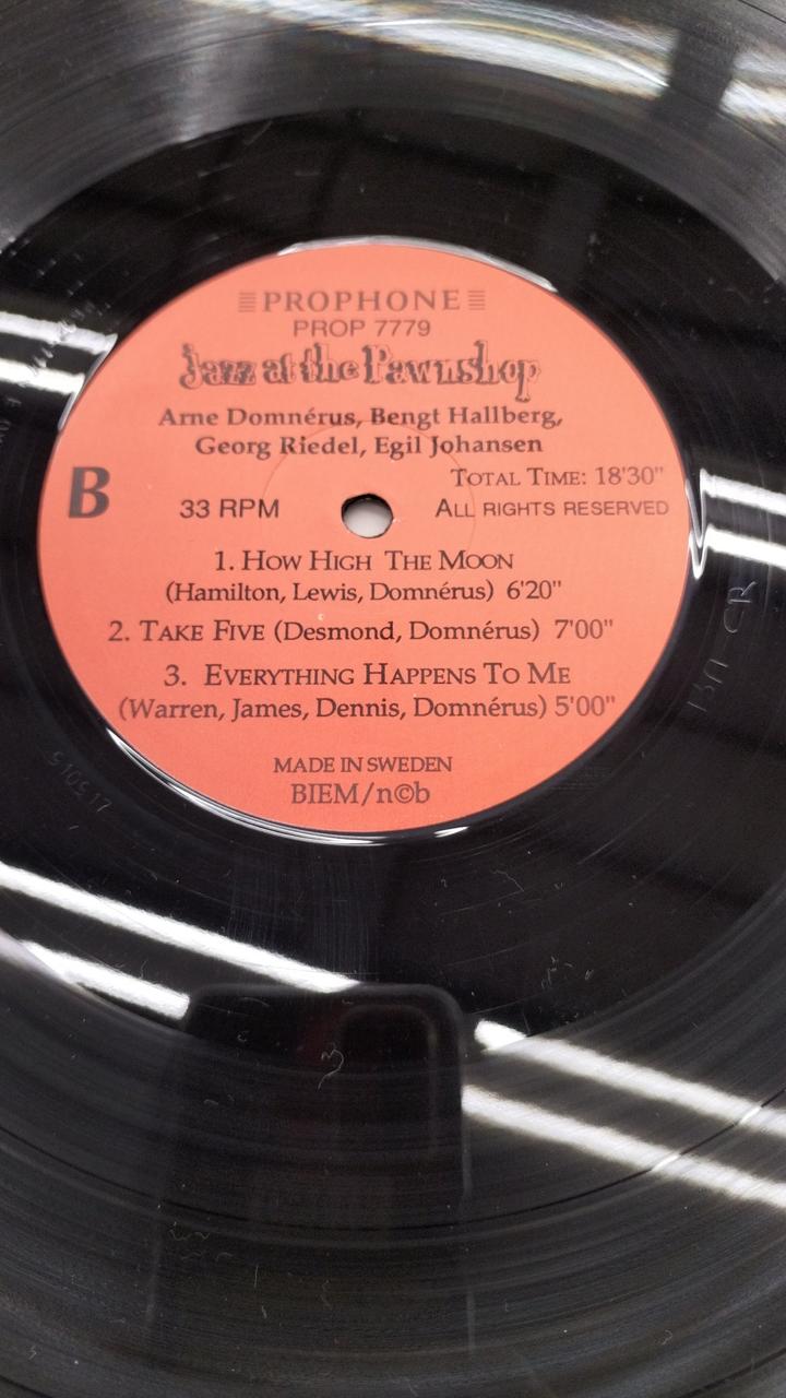 PROPHONE 2-LP Set JAZZ AT THE PAWMSHOP PROP 7778-79