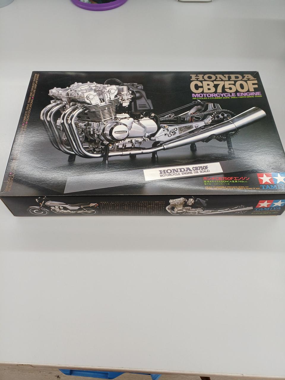 Tamiya 1/6 Plastic Model CB750F Engine "Motorcycle Series NO.24" - Banzai Thrifting | BanzaiHobby