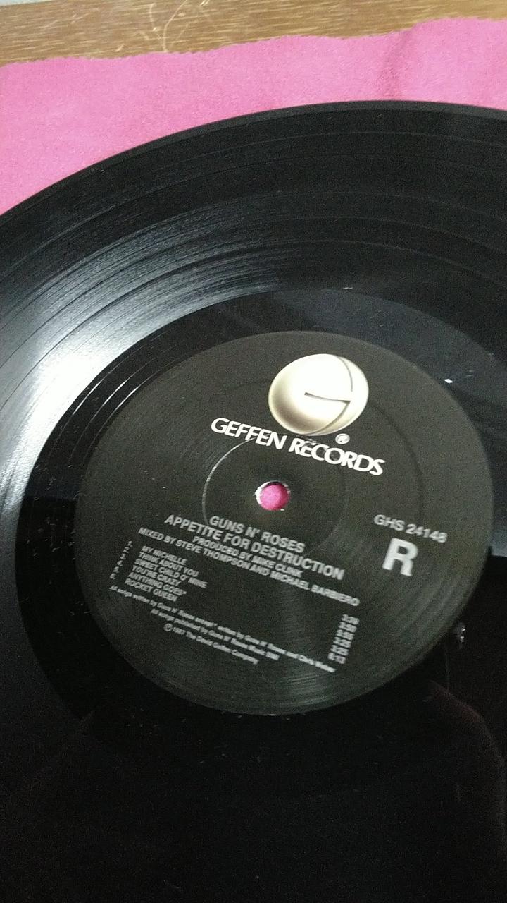 GEFFEN RECORDS APPETITE FOR DESTRUCTION GHS 24148