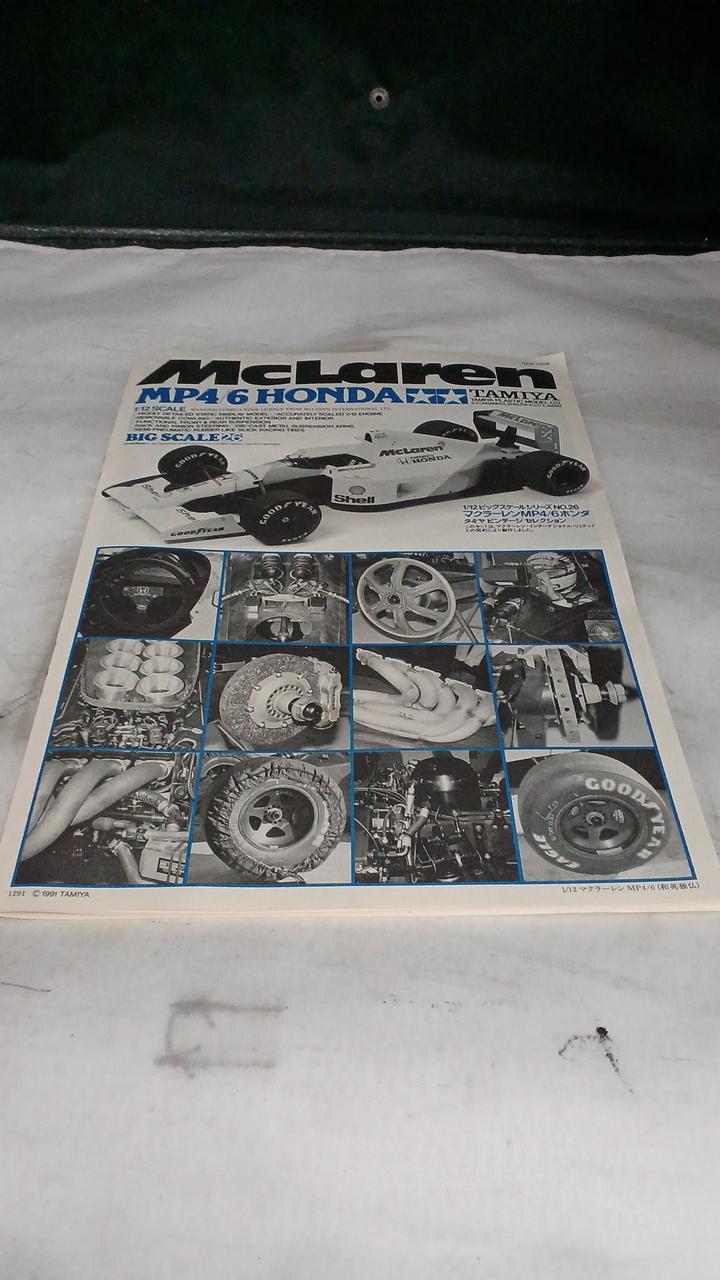 Tamiya Honda McLaren MP4/6 Big Scale Series - Banzai Thrifting | BanzaiHobby