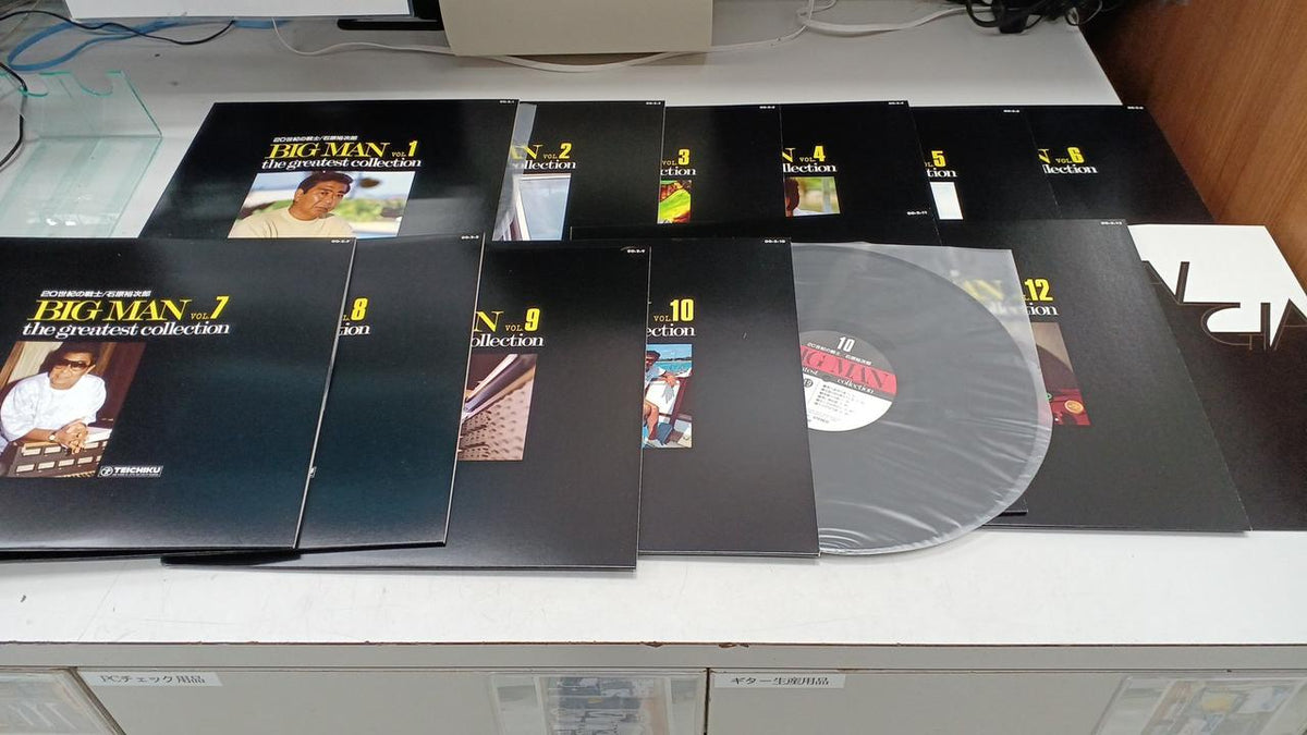 TEICHIKU LP Record BOX Yujiro Ishihara BIG MAN GREATEST COLLECT
