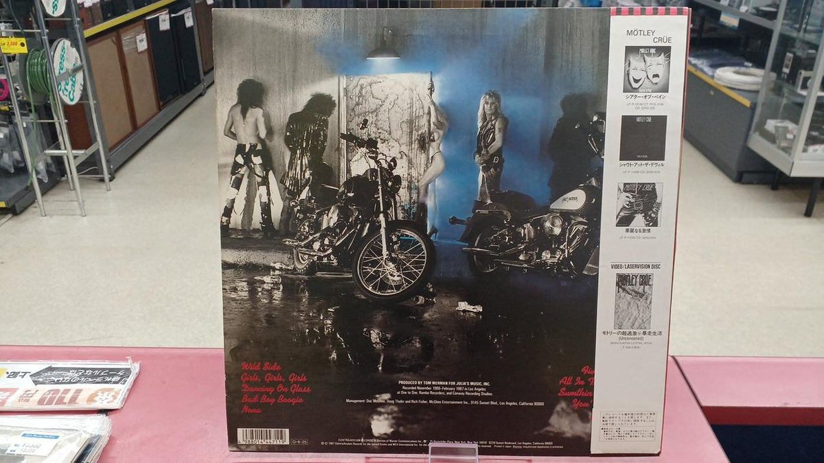 Warner Pioneer Western Music Mötley Crüe / Girls Girls