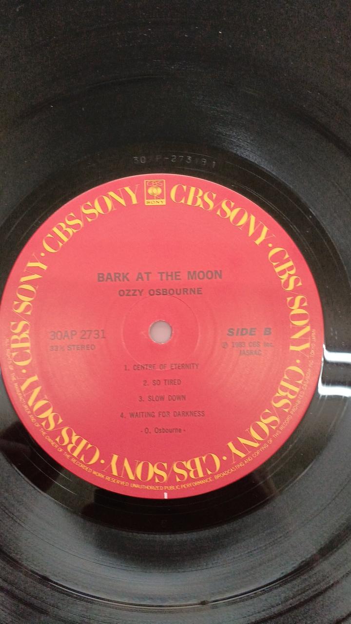 CBS/SONY Western Music Ozzy Osbourne / Howling at the Moon