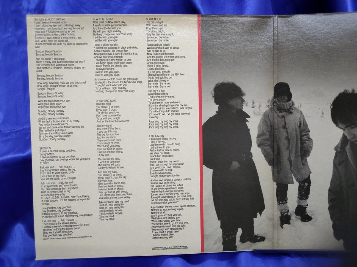 Island Records U2 WAR ILPS9733
