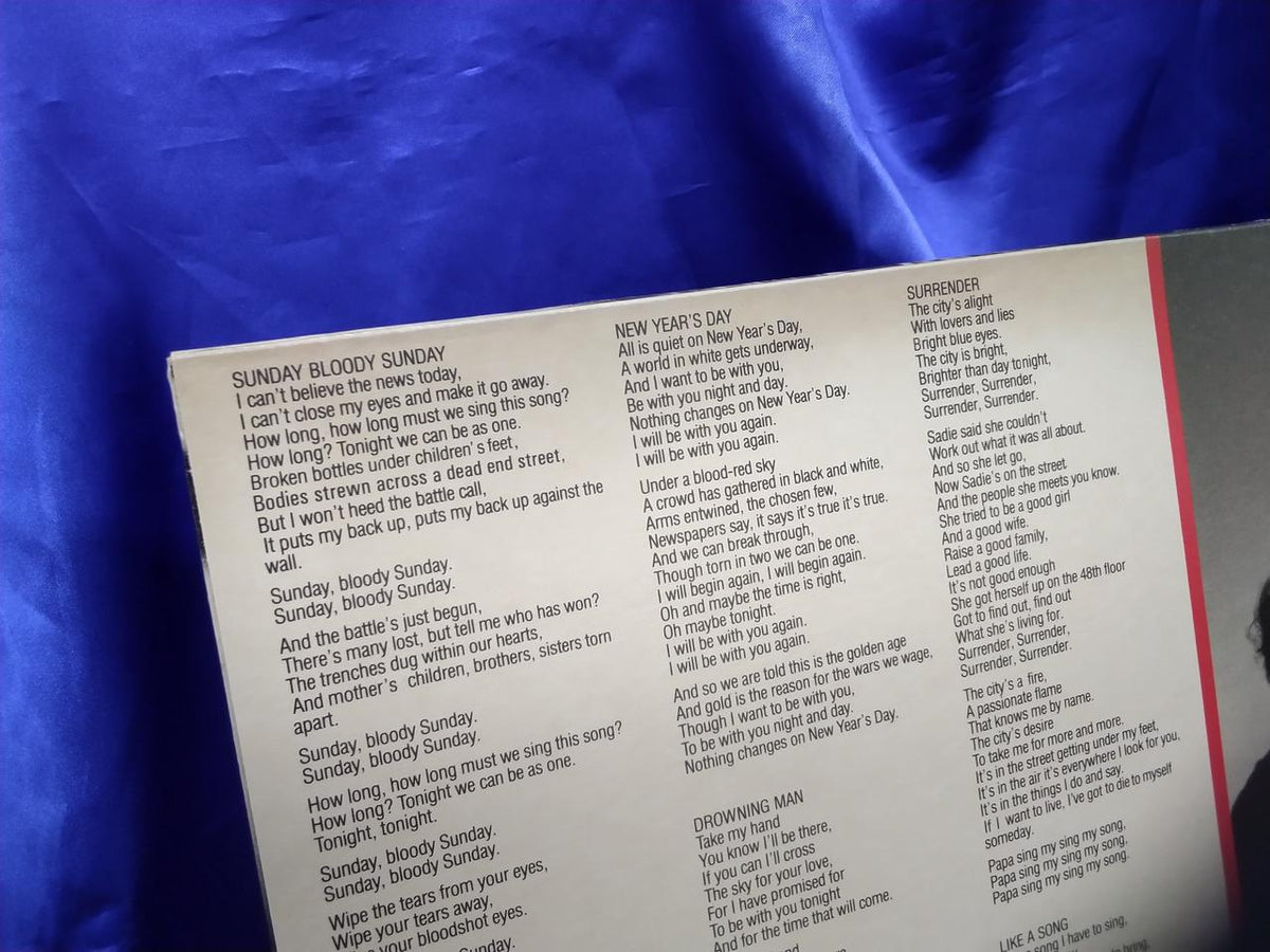 Island Records U2 WAR ILPS9733