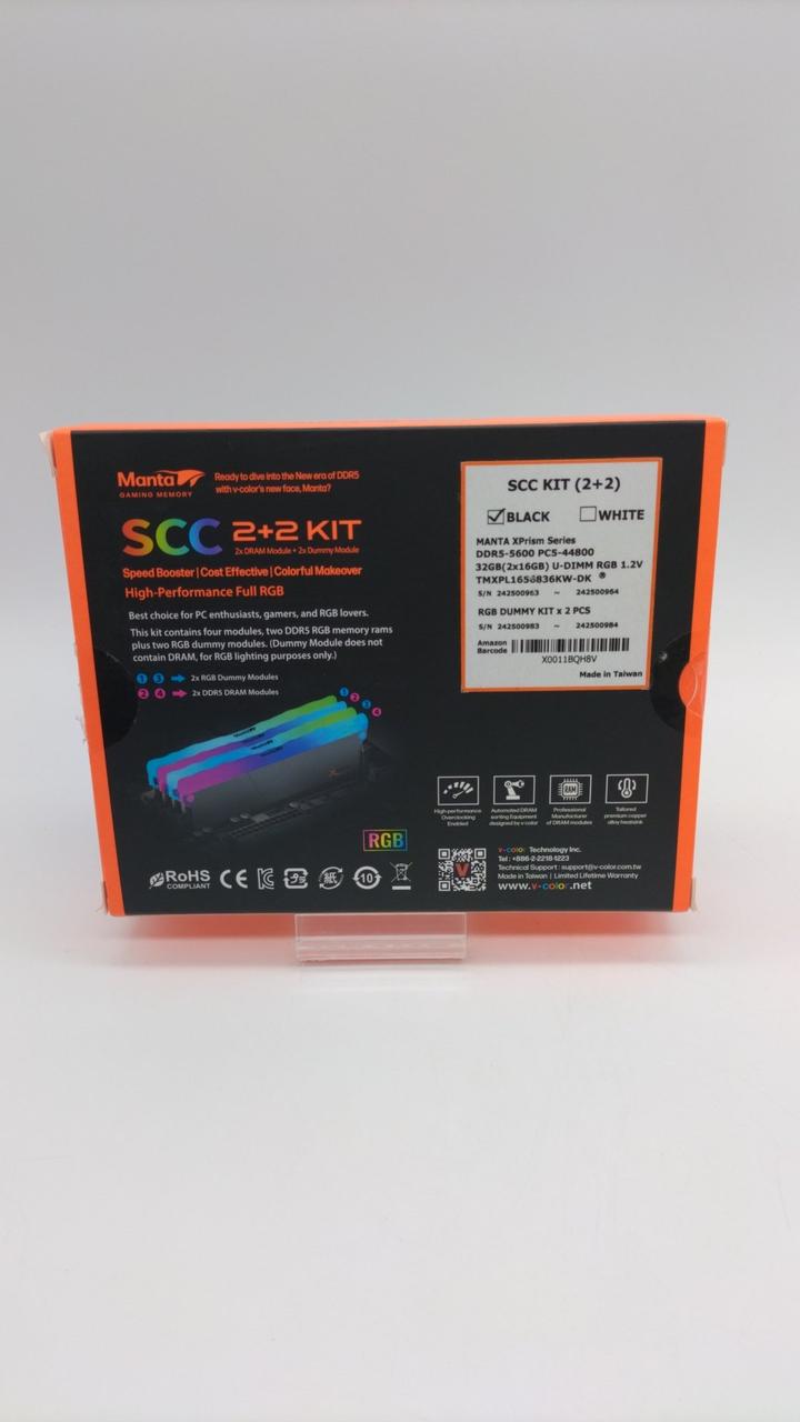 V-COLOR DDR5 Memory MANTA XPRISM SERIES DDR5-5600