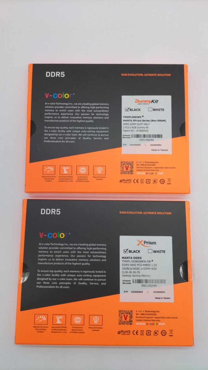 V-COLOR DDR5 Memory MANTA XPRISM SERIES DDR5-5600