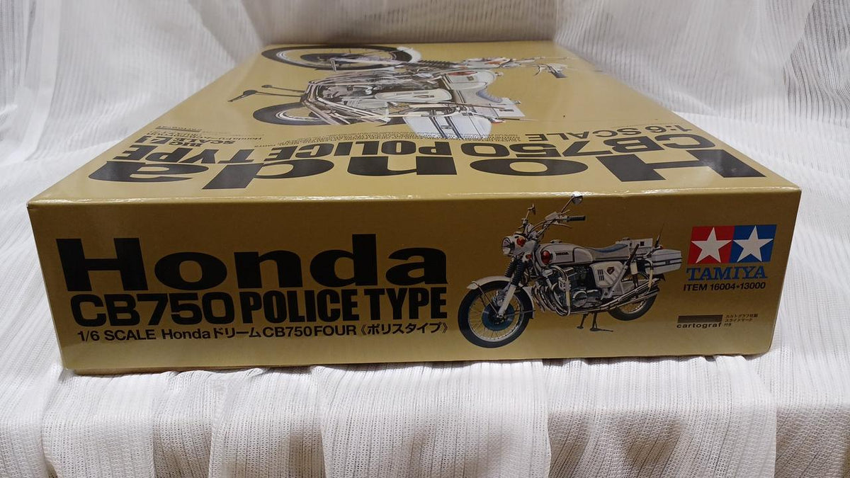 Tamiya 1/6 Scale HONDA Dream CB750FOUR Police Type - Banzai Thrifting | BanzaiHobby