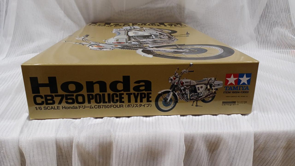 Tamiya 1/6 Scale HONDA Dream CB750FOUR Police Type - Banzai Thrifting | BanzaiHobby