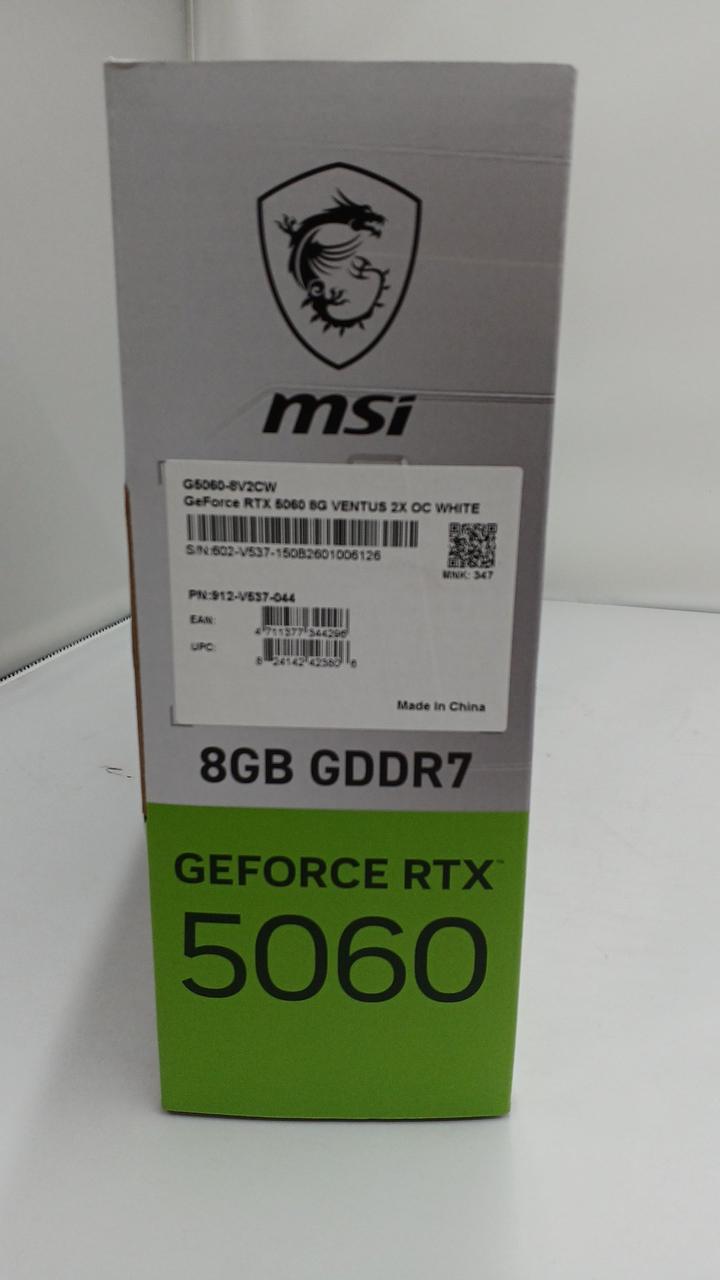 MSI Graphics Board: GeForce RTX5060 8G VENTUS 2X O