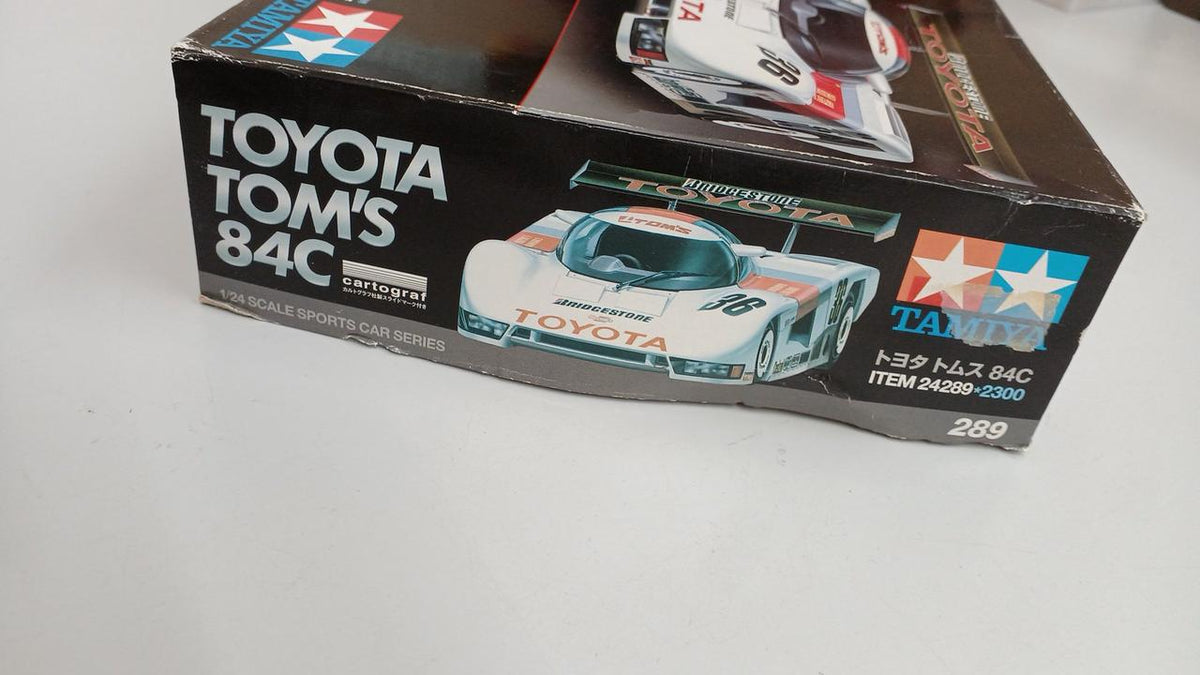 TAMIYA 1/24 Sports Car Series NO.289 TOYOTA TOM'S 84C Full Display Model - Banzai Thrifting | BanzaiHobby