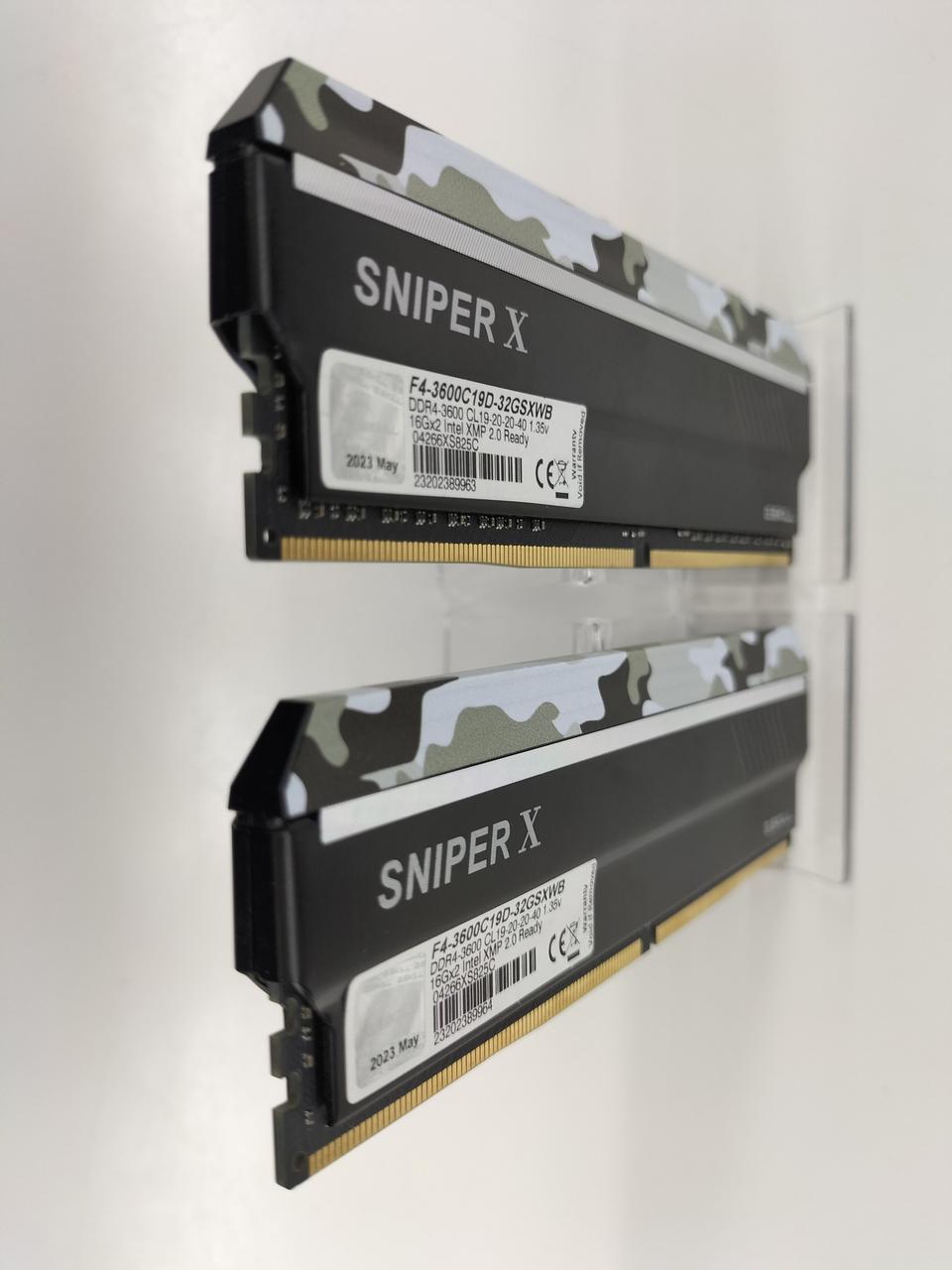 G.SKILL DDR4 Memory F4-3600C19D-32GSXWB 16GB×2