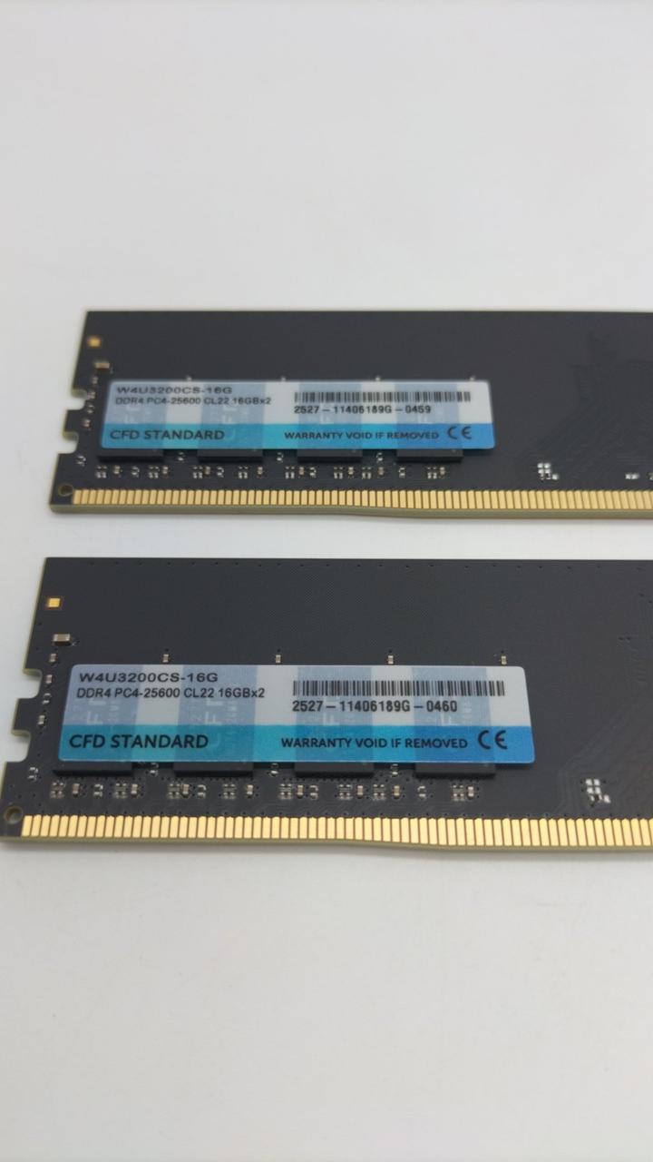 CFD DDR4 DDR4 PC4-25600 CL22 16GB×2